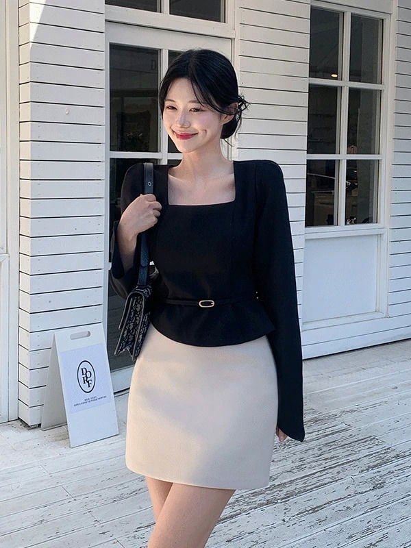 馬貝爾羊毛迷你裙