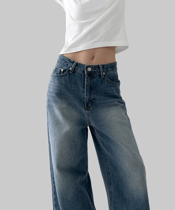 Redit Wide Denim Pants 牛仔裤