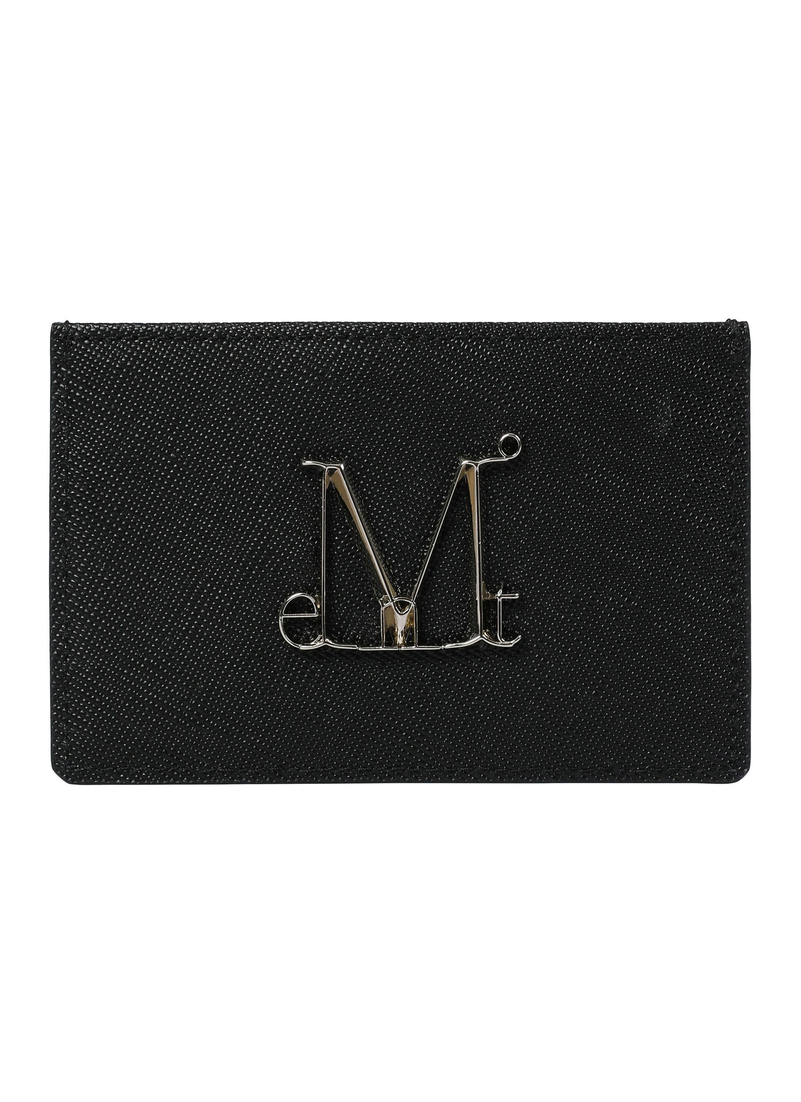 メインシンボルメタルロゴカードウォレット サフィアーノ Mロゴ