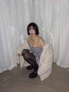 FUR COLLAR COAT (IVORY)