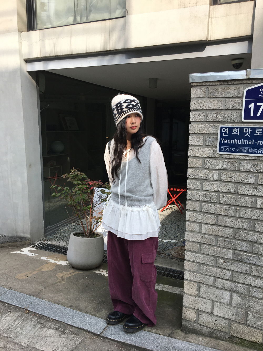 모자 모델 착용 이미지-S1L18