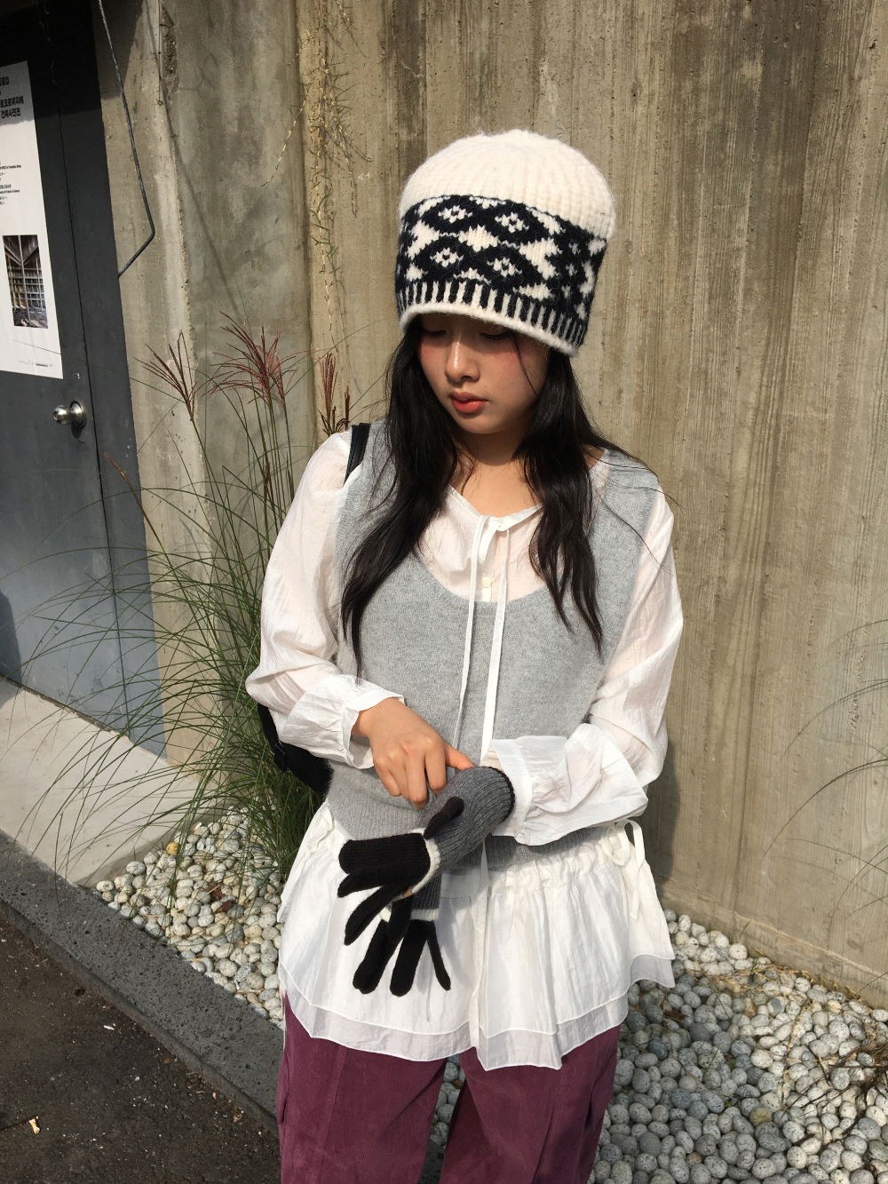 모자 모델 착용 이미지-S1L19