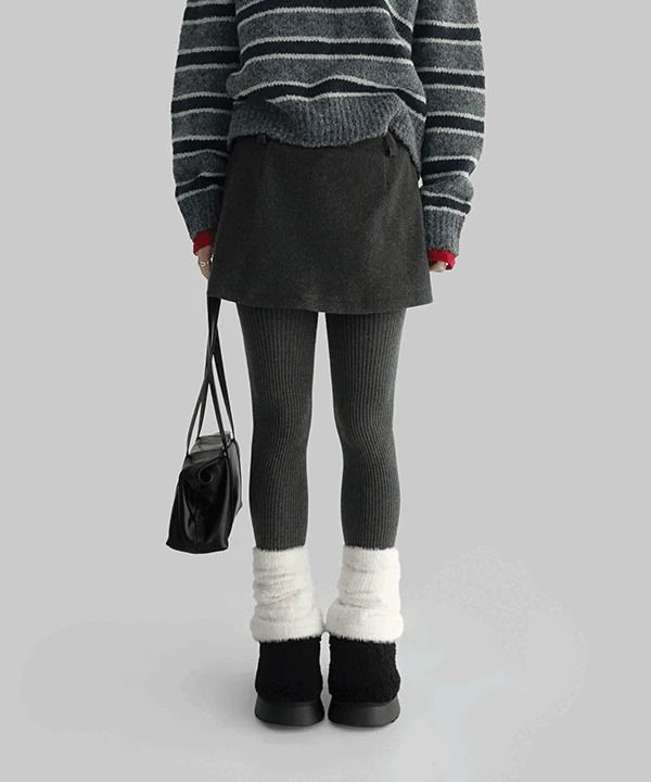 마모르 베이직 미니 스커트 팬츠