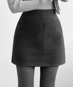ツイルポケットミニスカート