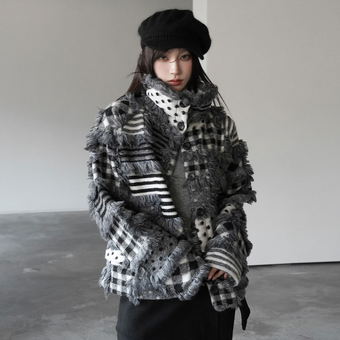 エリブパッチワークジャケット