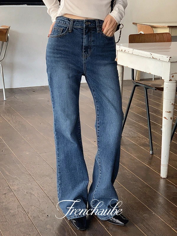 Eiffel Denim Regular Flared Pants 牛仔裤