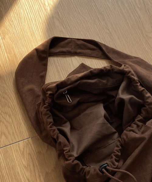 High Suede String Shoulder Bag Crossbody Winter Daily Bag 2 Colors