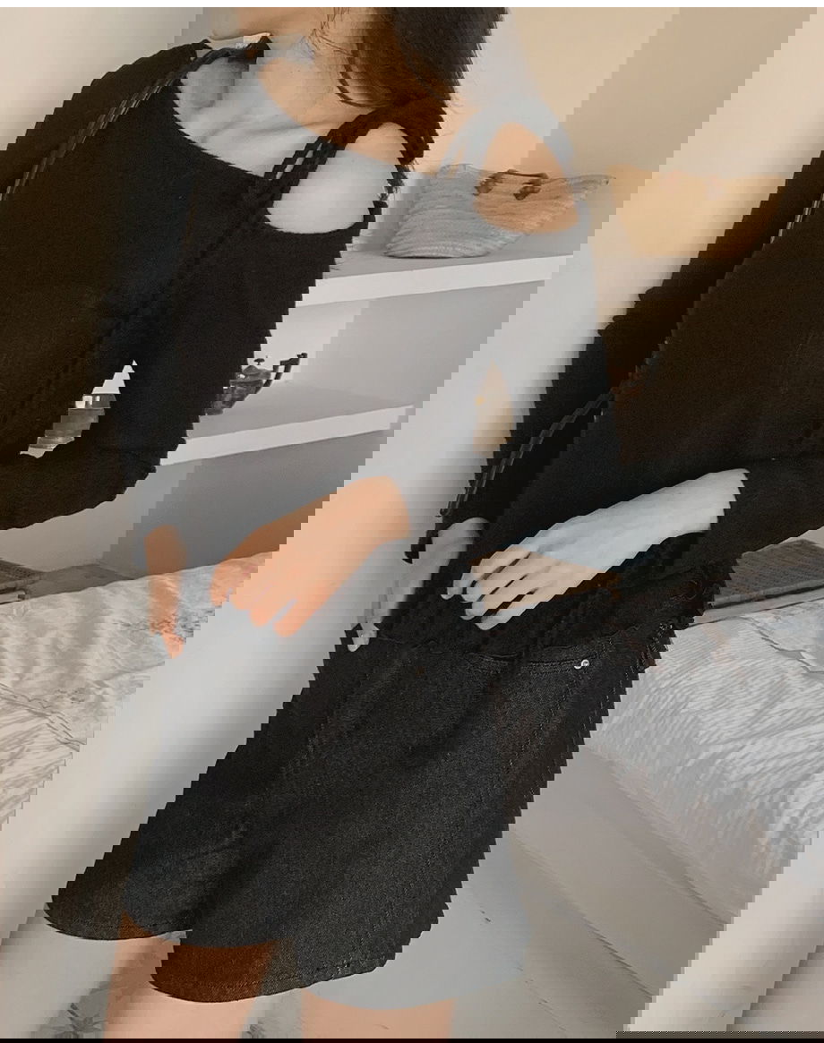 리리앤코 그렌디브 겉기모 원 숄더 프릴 리본 티셔츠