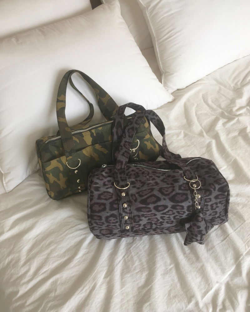 Bande Camo Hopi Studded Baguette Shoulder Bag
