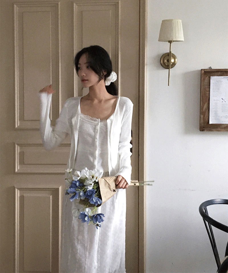 Picnic Sleeveless Cardigan Set 套装