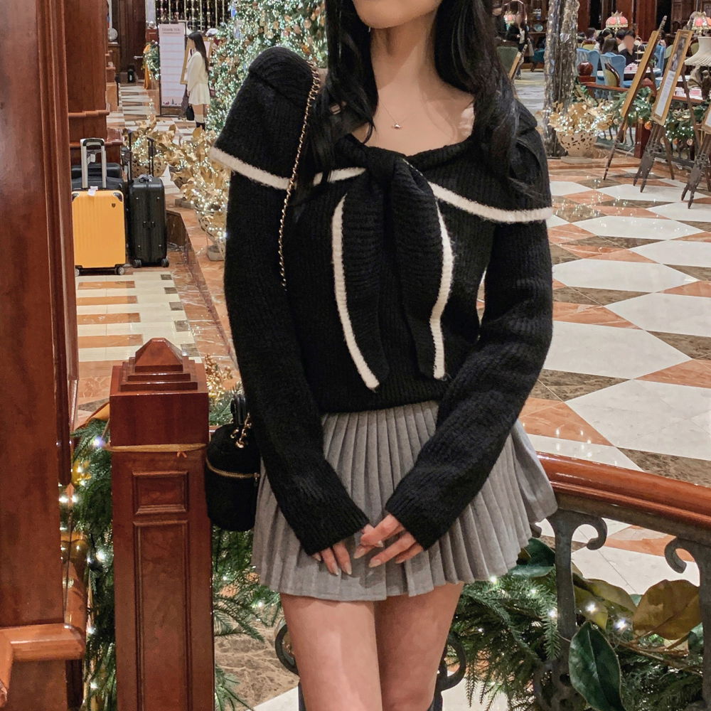 긴팔 티셔츠 모델 착용 이미지-S1L75