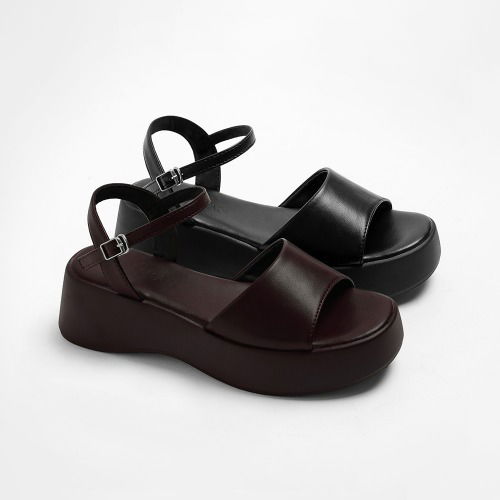 Rond Strap Wedge Sandals SDLTR2g132