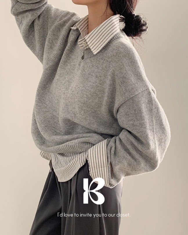 Favorite Patch Loose Fit Knit