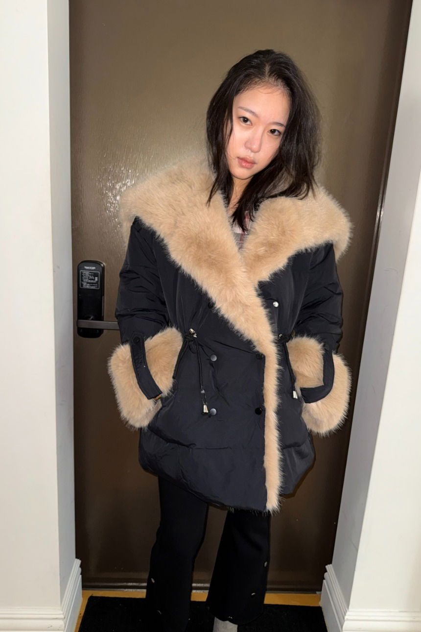 fur clasp padding (2color)