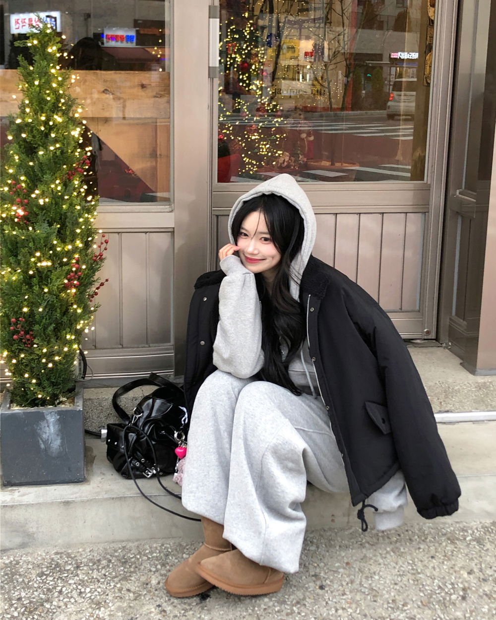 재킷 모델 착용 이미지-S4L17