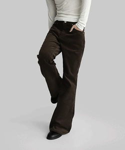 데지아 코듀로이 기모 부츠컷 팬츠