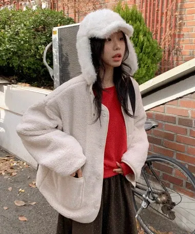 오리드 리버시블 후리스 패딩 점퍼(양면 착용가능)