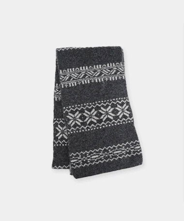 누비안 노르딕 니트 머플러