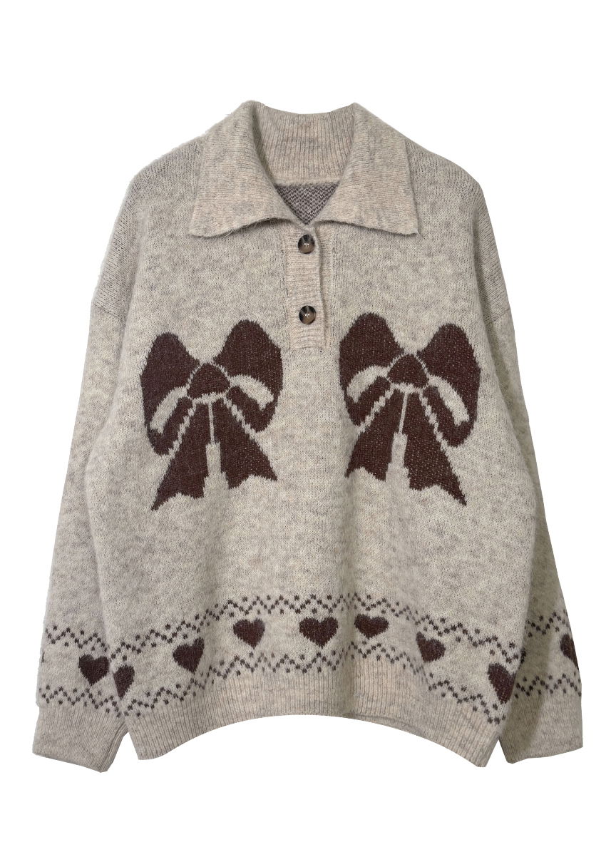 긴팔 티셔츠 크림 색상 이미지-S1L87