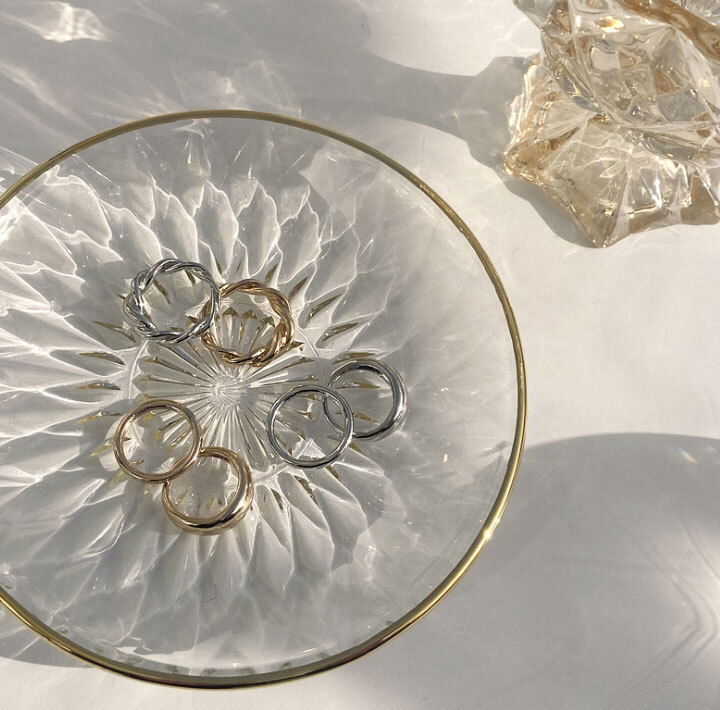 FORNARD LAYERED RING 3 SET