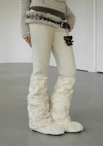 Mossy Velour Layered Pants