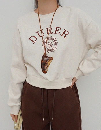 디이레 레터링크롭맨투맨