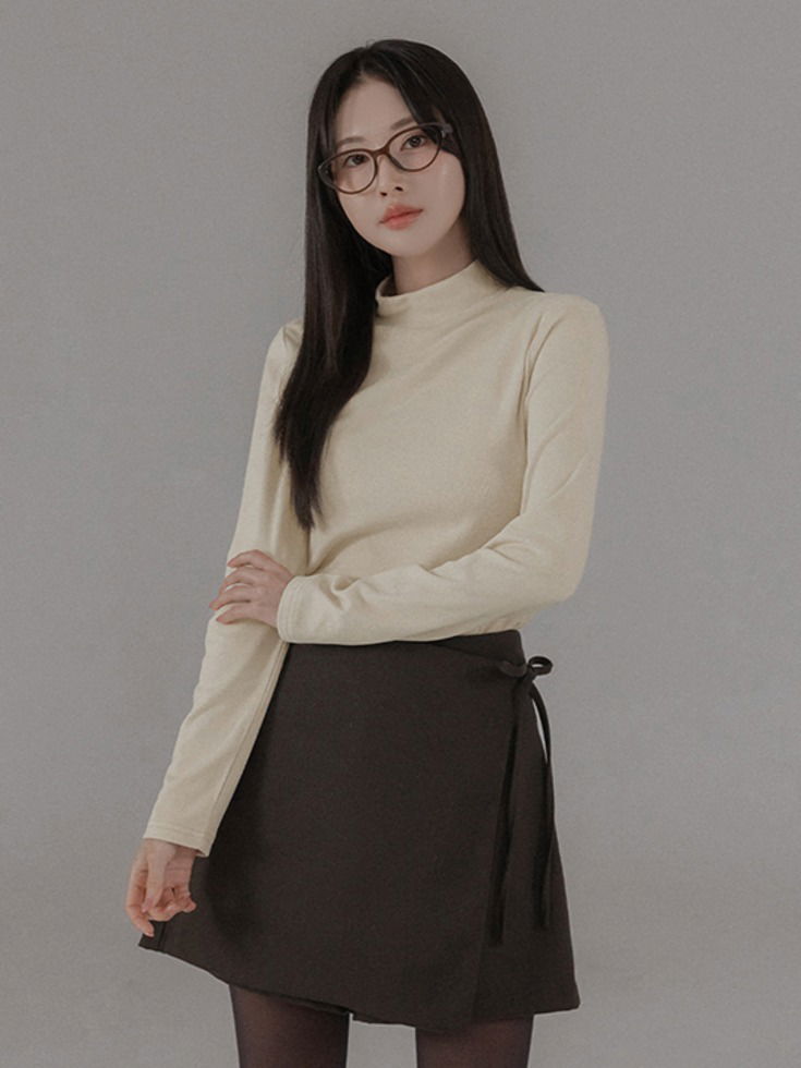 Ondayti Fleece-lined Spandex Turtleneck t-shirt 長袖上衣