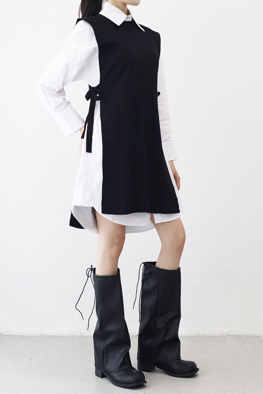 드레스 모델 착용 이미지-S1L14