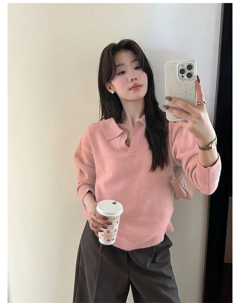 긴팔 티셔츠 모델 착용 이미지-S1L28