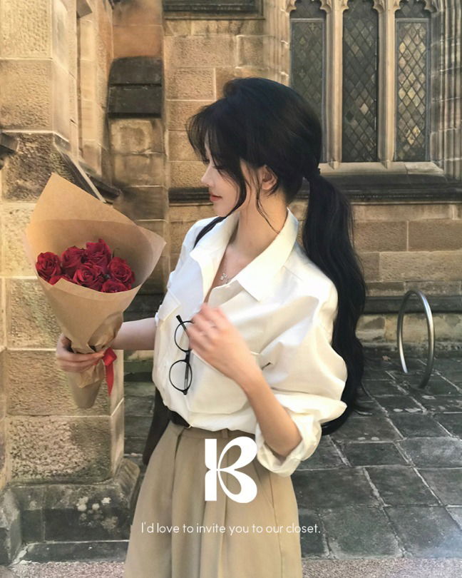 Anton two-pocket collar loose fit shirt