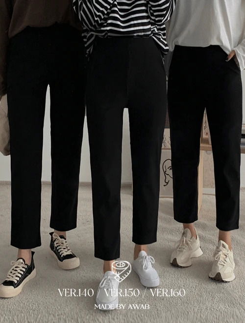 뉴말랑일자밴딩슬랙스(2size/3type:ver140~ver160까지)