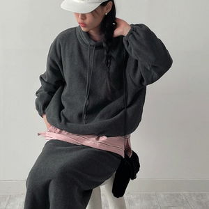 뉴디 플리스 하이넥 맨투맨 (2C)