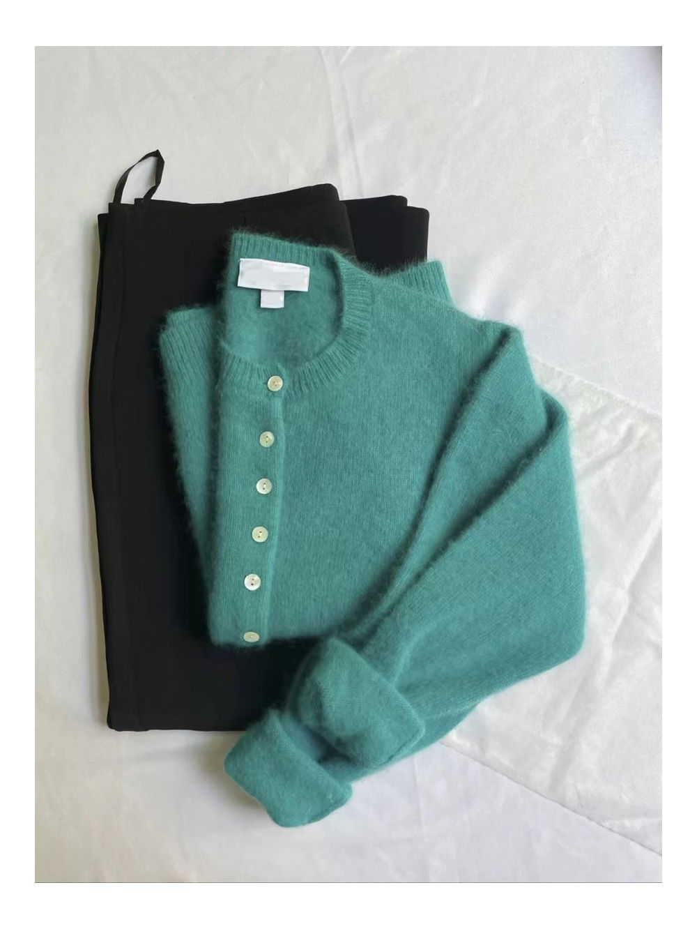 카디건 모델 착용 이미지-S1L7